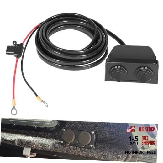 HWK-DC Hardwiring Kit For Dometic – Direct Battery Power with Dual Sockets