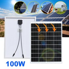 400W 200W 100W Watt Solar Panel Mono 12V Battery Charger RV Home Off-Grid Boat
