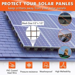 6in x 50/100/120ft Solar Panel Bird Guard Critter Guard Roll Kit Tire Wires US