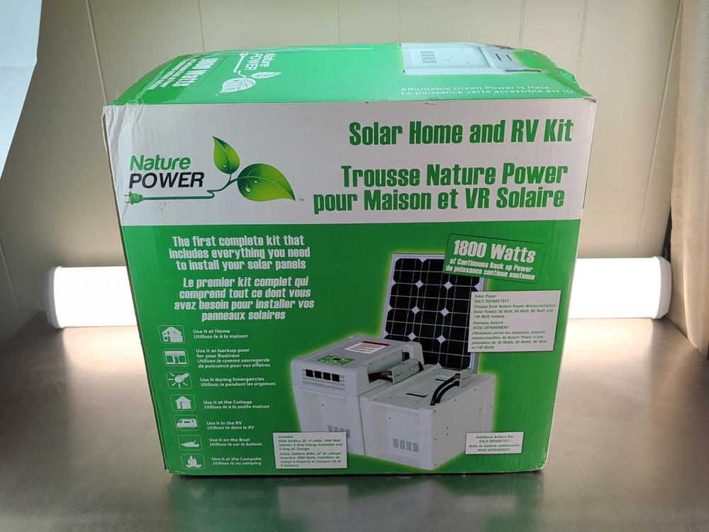 1800 Watt Solar Battery Bank for Home or Solar Kisae/Nature Power