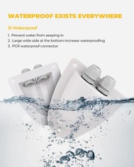 UV Resistant Solar Cable Housing – Drop Shape Entry Gland for Roof Installations
