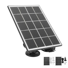 Camera Solar Charging Panel 3W Camera Solar Panel Charger For Emergency Light