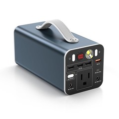 150W Portable Power Station, 155.4Wh Portable Laptop Charger with AC Outlet, …