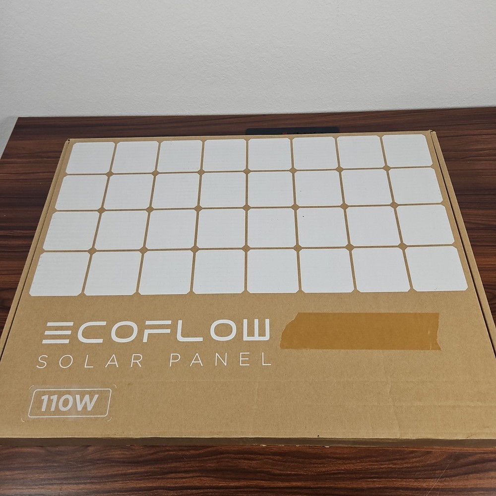 EcoFlow 110W Portable Solar Panel Foldable – Zipper broke on carry case.