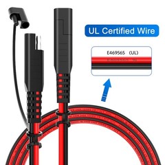 ELECTOP 15ft 10AWG SAE Extension Cable with Quick Connect Disconnect SAE Powe…