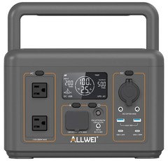 500W 512Wh Portable Power Station LiFePO4 Solar Generator for Camping Backup