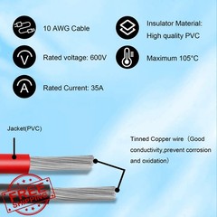 MOOKEERF Solar to XT60i Cable 75FT