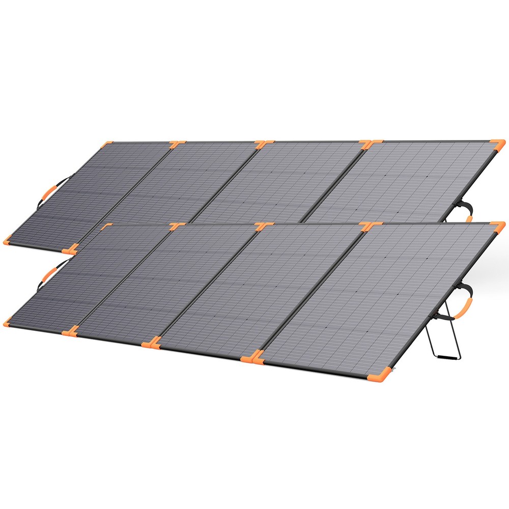 2 x 400w Bifacial Foldable and Portable Solar Panel Kit for RV Camping Outdoor