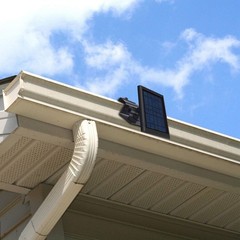 HOLACA Weatherproof Gutter Mount for Ring Solar Panel- Adjustable Aluminum Alloy