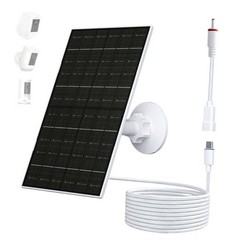 7W Solar Panel for Ring Camera, Solar Charger Compatible with Stick Up &