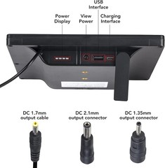Dosarzo 5W 12V Solar Panel for Trail Camera with 5200mAh Rechargeable Battery