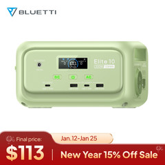 BLUETTI Elite 10 Mini 128Wh Portable Power Station LiFePO4 for Outage Emergency