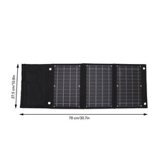 Solar Panels Professional Portable Handheld Foldable 24W Monocrystalline Solar