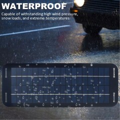 30W Solar Panel 12V Trickle Charger Battery Kit Maintainer Boat Car RV US