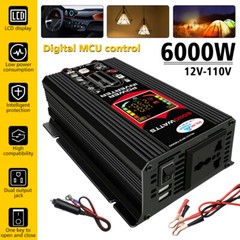 6000W Power Station Solar Panel Generator Power Bank Inverter Camping Emergency