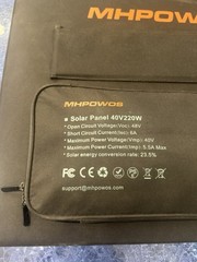 Mhpowos Solar Panel 40V220W