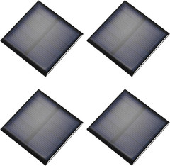 4PCS 3V 0.63W 0.21A Mini Solar Panels, Small Solar Photovoltaic Power Cells Char
