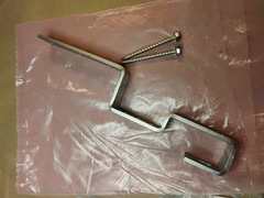 QucikBolt 17538 180 Degree Solar Roof Hook on Stone- Coated Steel Roofs