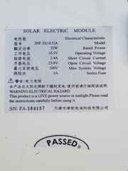 Solar Electric Module JNF-32 Polycrystalline Solar Panel Powered Charging