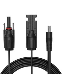 Solar Panel Adapter Cable 16AWG – 8mm to DC 5.5×2.5mm Plug Extension