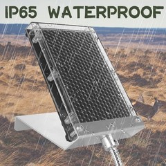 6V Solar Panel Charger Deer Feeder Battery Waterproof Outdoor Mounting Hardware
