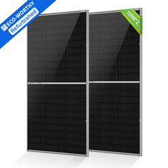 ECO-WORTHY 2Pack 195W N-Type 18BB Bifacial Solar Panels 25% High Conversion RV