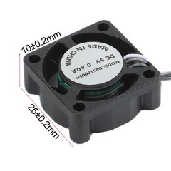 Hot End Cooling Fan 2510 for BAMBU Lab X1C P1S A1A1 forMINI 3D Printers