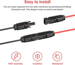 10AWG 2FT XT60 Solar Cable 2 10 25 35 50 75 100FT XT60 Extension Cable