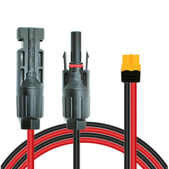 16 AWG XT60 Female to Solar Connector Solar Panel Extension Charging Cable