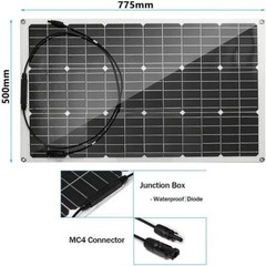 300W Solar Panel Kit 12V Battery Charger 30A Controller RV Trailer Camper Van