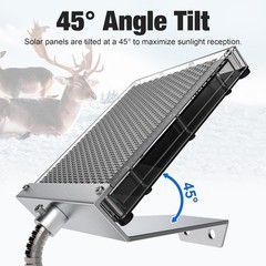 6V Solar Panel Battery Charger for Deer Feeder, 1.7W Waterproof Solar Panel with