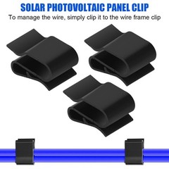 30Pieces Easy Installion Solars Panel Wire Clip for Various Applications