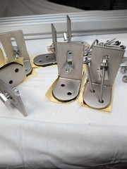 Solar Rail kit to mount 5 panels w/ clamps & L brackets and with 7.3 ft rails