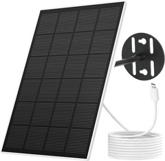 NETVUE Solar Panel for Bird Feeder Camera Only, Type-C Charger, IP65 Waterproof
