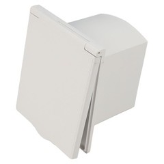 Sturdy 16A Waterproof Socket for External Use in RVs and Trailers IP44 Rated
