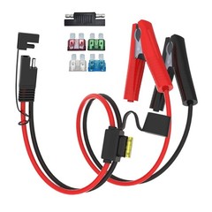 2FT 10AWG SAE to Alligator Clips Cable, Weatherproof, for Solar Cells, Small …