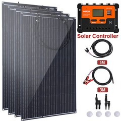 200W 400W Mono Solar Panel 25% High Efficiency Farm Home Shed Rooftop Off Grid