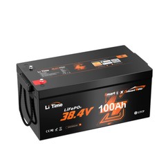 LiTime 36V 100Ah OBM TM Bluetooth LiFePO4 Lithium Battery For Outboard Motor