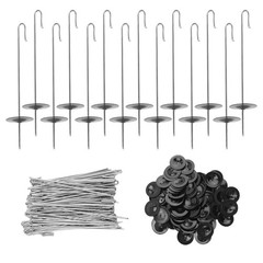 100 Packs Solar Panel Guard Clips, Stainless Steel Wire Fence Fasteners4067
