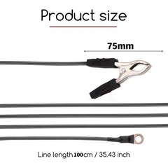 Tough and Weatherproof Electric Fence Wires with For Alligator Clip Attachments