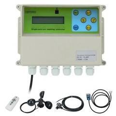 Electronic LCD Solar Tracker Controller W/ Wind Sensor For Solar Panel Tracking
