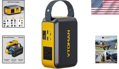 Compact Jump 100 Power Station: 200W AC Outlet, 65W USB-C, Durable & Lightweight