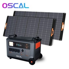 Blackview OSCAL 6000W Portable Power Station 3600Wh LiFeP04 +2x 400W Solar Panel