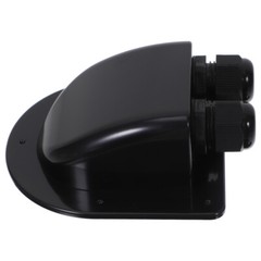 weatherproof cable entry plate ABS 2-hole Roof Wire Entry Gland Dual Hole Cable