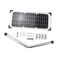 FM123 10 Watt Solar Panel Kit, Fit for Mighty Mule Automatic Gate Openers, Bl…