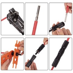 16 PCS 8AWG Solar Connectors with Spanners, 8 Pair Solar Panel Connectors Mal…