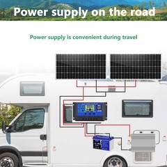 100W 12V Solar Panel MONO High-Efficiency PV Module Charger for RV Marine Home