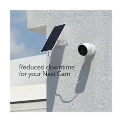 Wasserstein Solar Panel, Solar Panel Charger for Google Nest Cam Outdoor or I…