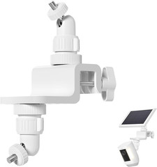 2 in 1 Gutter Mount for Outdoor Camera and Solar Panel, 360°Adjustable Universal