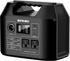 Portable Power Station 80000Mah, 256Wh Lifepo4 Battery Backup,300W AC Outlets, S